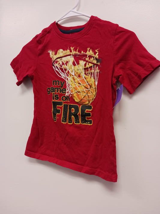 Red Jumping Bean Basketball Tshirt, 7 B