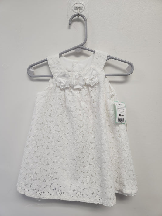 White Lace Carters Dress, 9M G