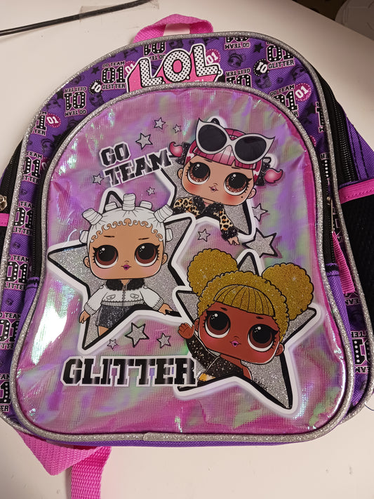 pink/purple  Small L.O.L. Book Bag