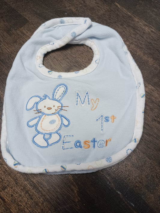 blue Baby Gear First Easter bib