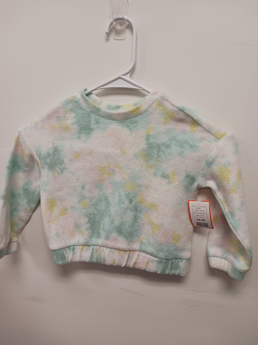 multi Cat & Jack Long Sleeve Fleece Shirt, 3T G