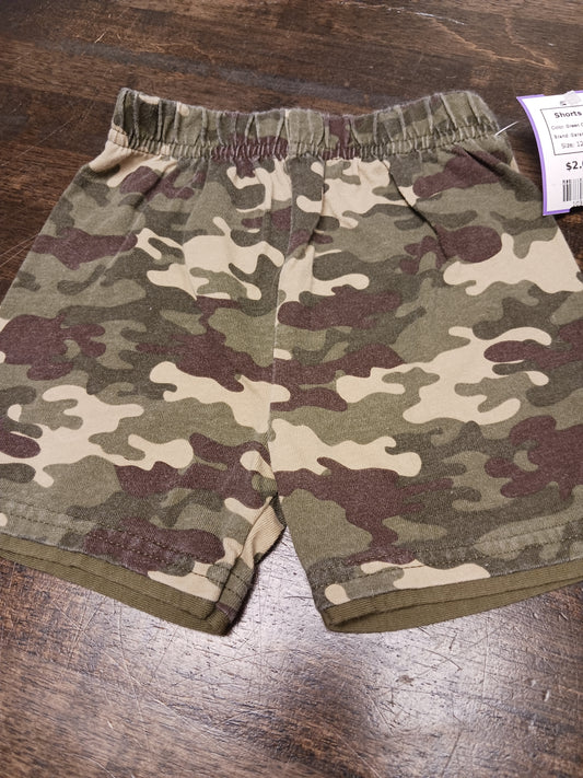 Green Camo Garanimals Shorts, 12M B
