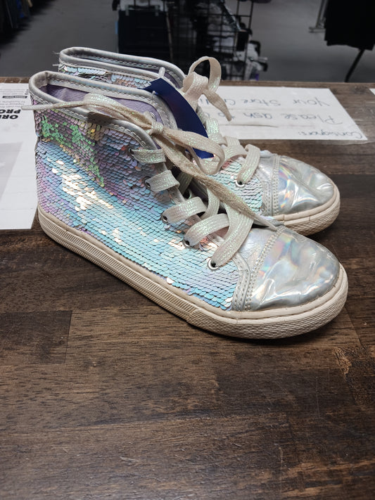 White Childrens Place High Top sneakers, 3 G