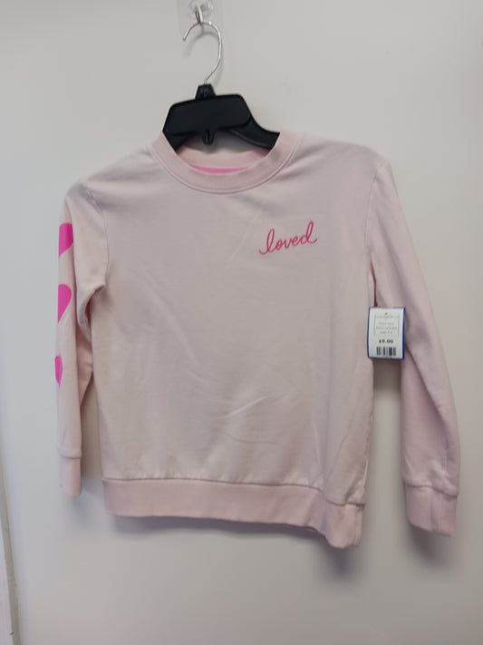 Pink Cat & Jack Loved Sweatshirt 7/8, 7 G