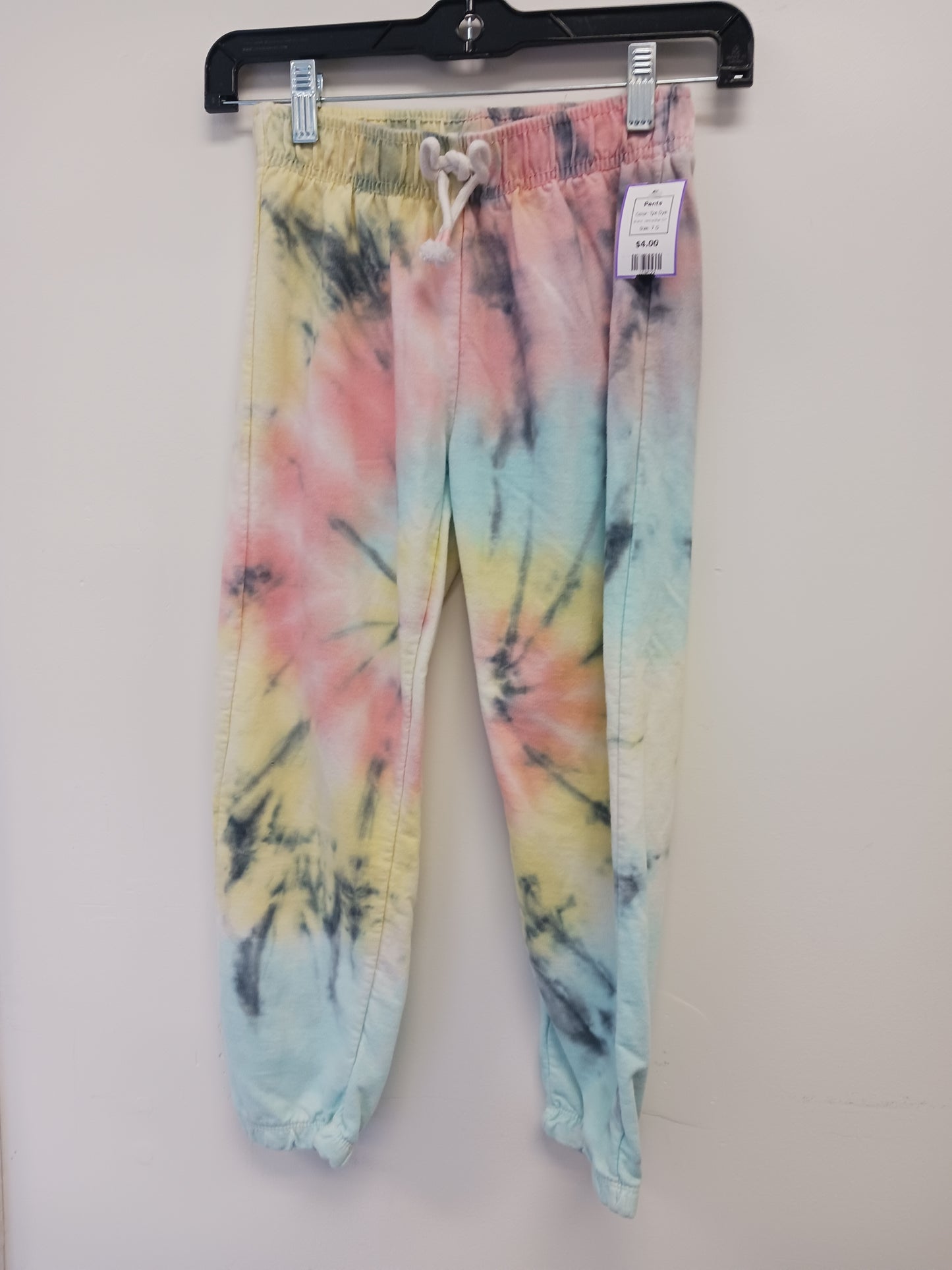 Tye Dye Vanilla Star Girl Pants, 7 G