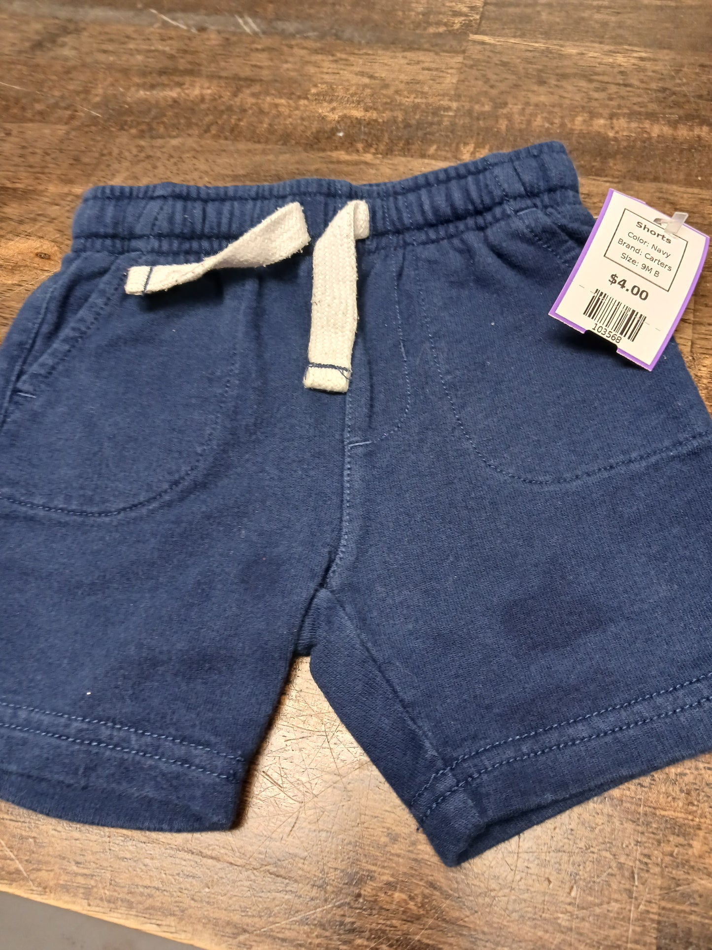 Navy Carters Shorts, 9M B