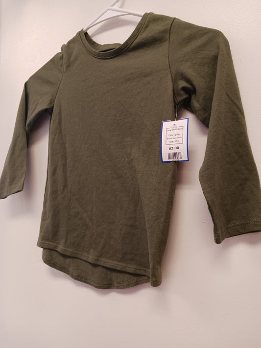green Garanimals Long Sleeve Shirt, 4T G