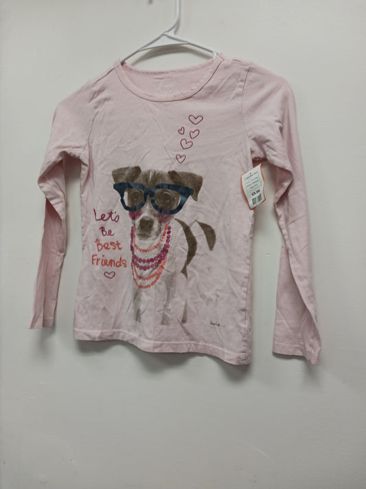 Pink Dog OshKosh Longsleeve Shirt, 8 G