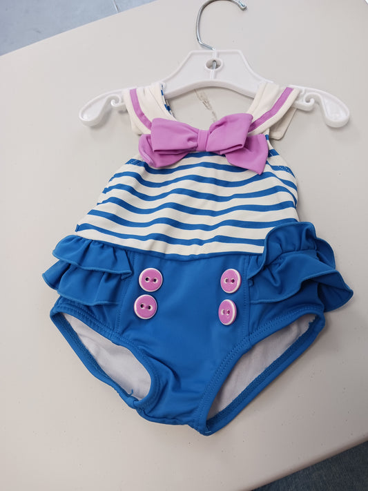 blue/white Gymboree Sailor Suit 0-3m, NB G