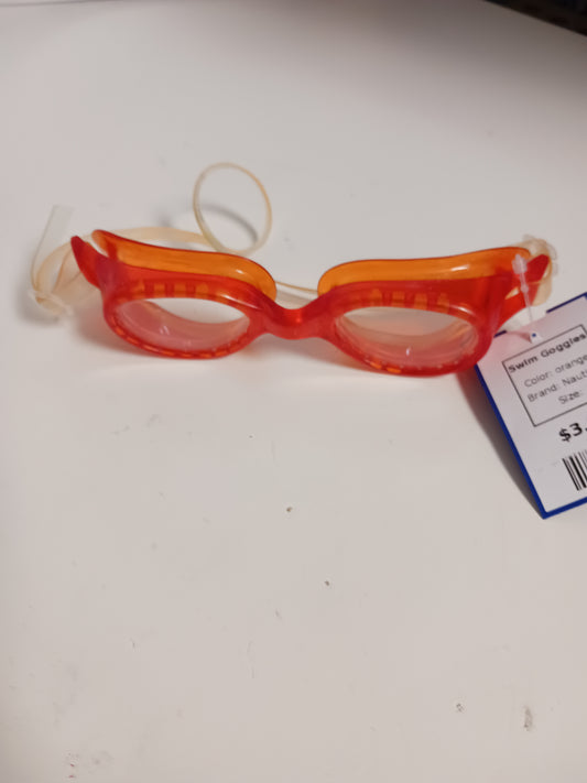 orange Nautica Swim Goggles