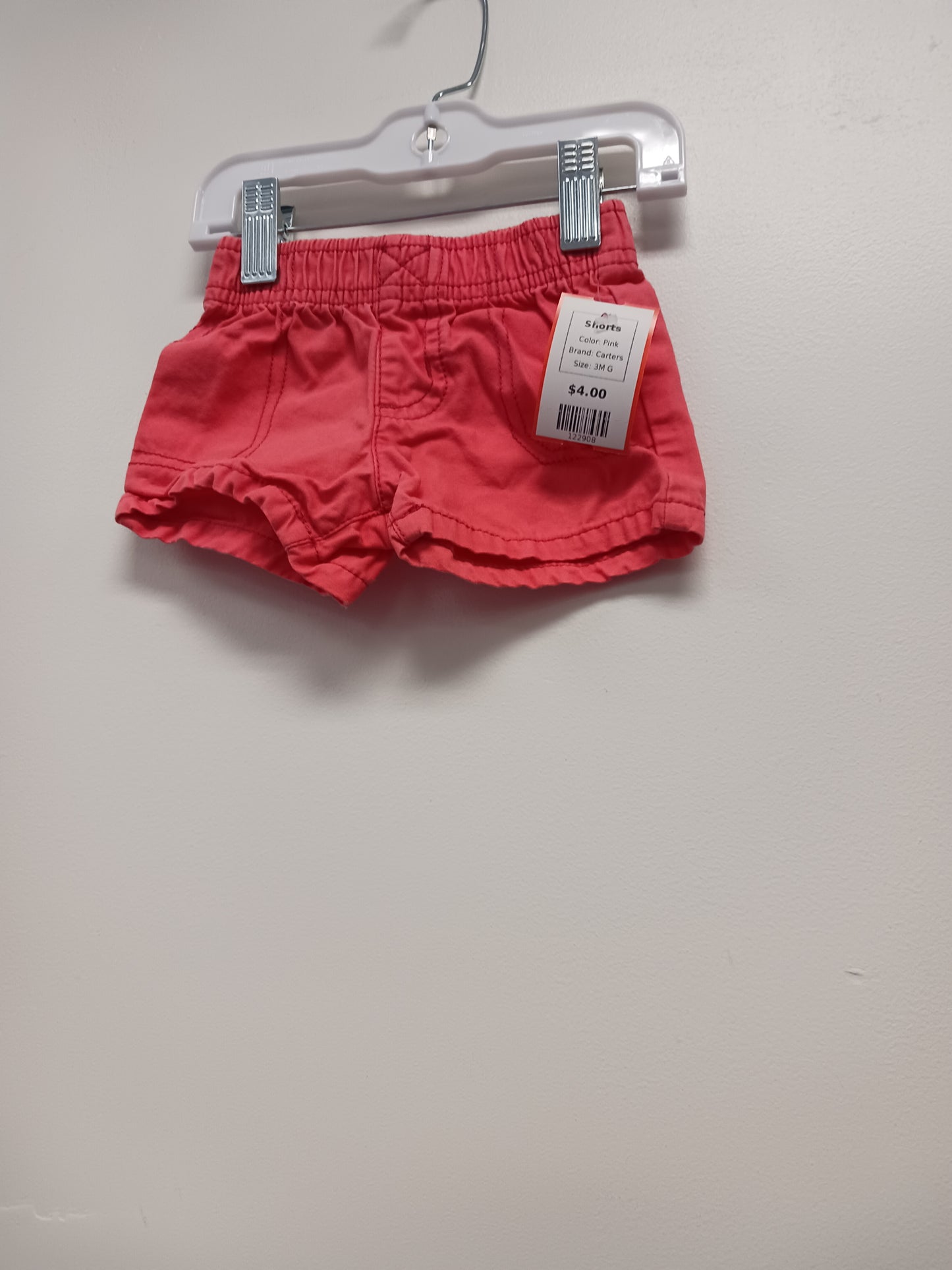 Pink Carters Shorts, 3M G