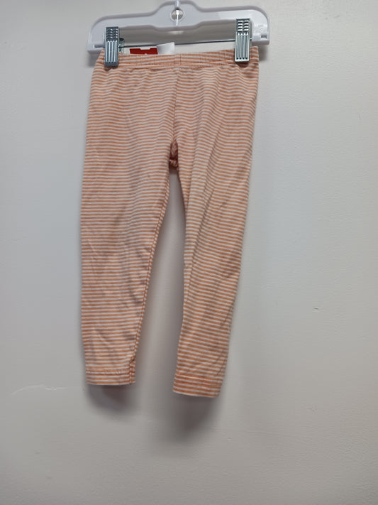 Orange/White Carters Striped Pants, 18M G