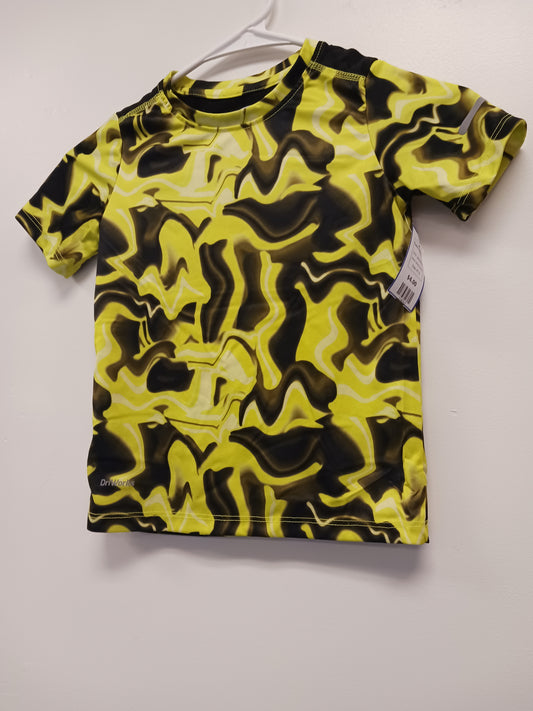 yellow/black Athletic Works Camo Tshirt  4/5, 4T B