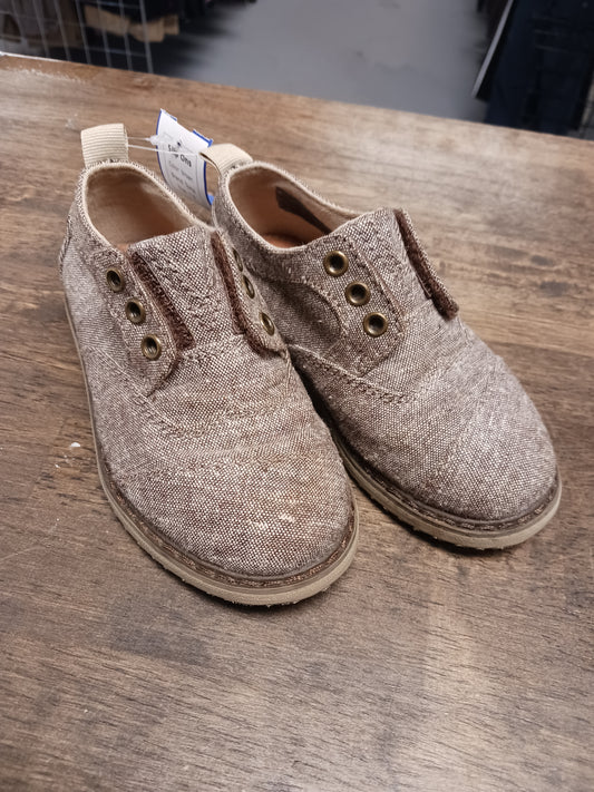 brown Toms Slip Ons, 7 B