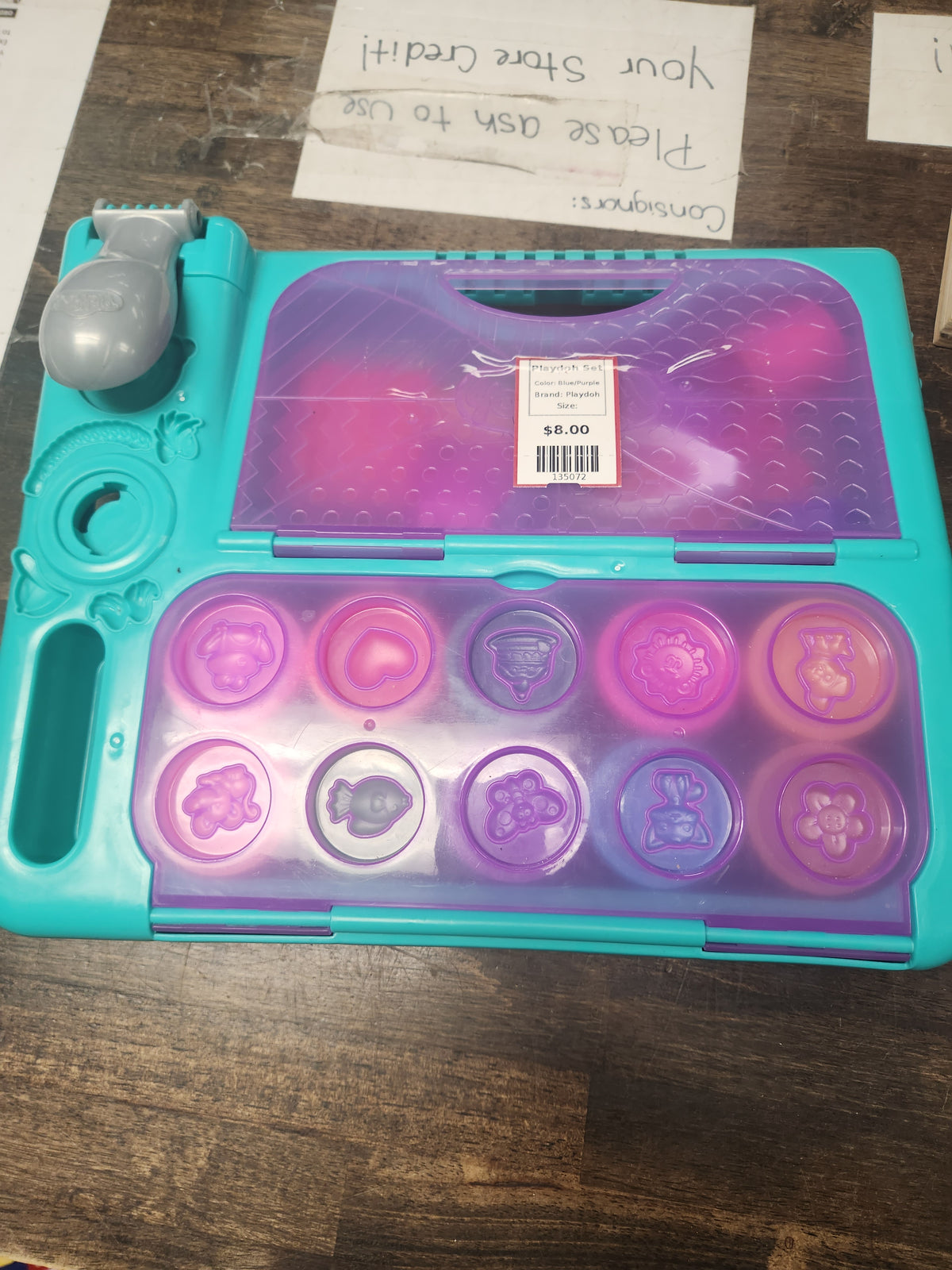 Blue/Purple Playdoh Playdoh Set