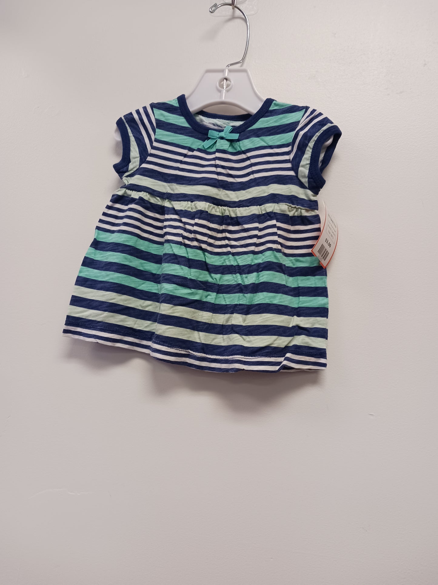 Blue Striped Carters Striped Top, 6M G