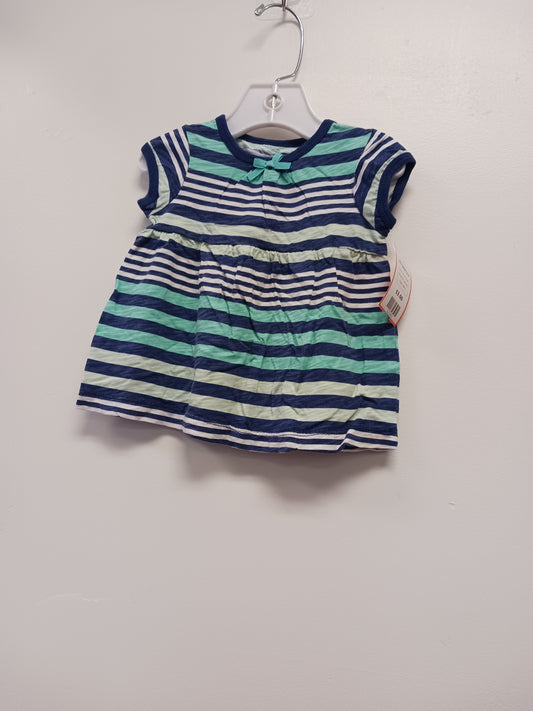 Blue Striped Carters Striped Top, 6M G