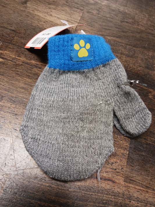Grey/Blue Paw Patrol Gloves, 2T-5T B
