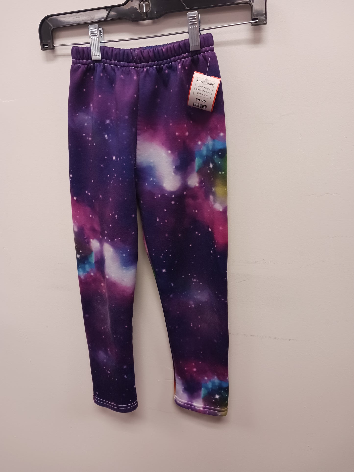 Purple Boutique Lined Pants, 4-5 G