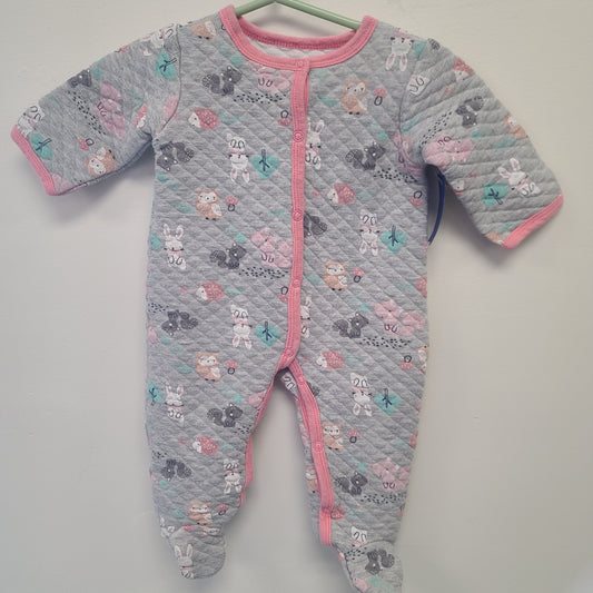 Grey/Pink Animal Duck Duck Goose Sleeper, 3M G