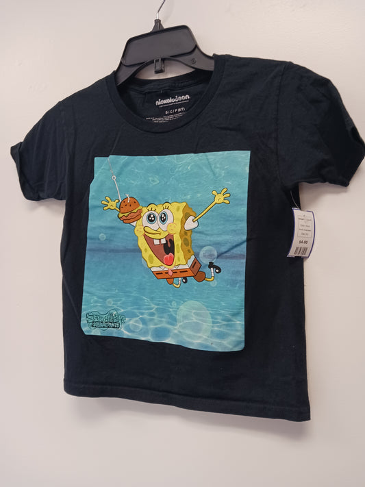 Black Nickelodeon SpongeBob Tshirt  6/7, 6 B