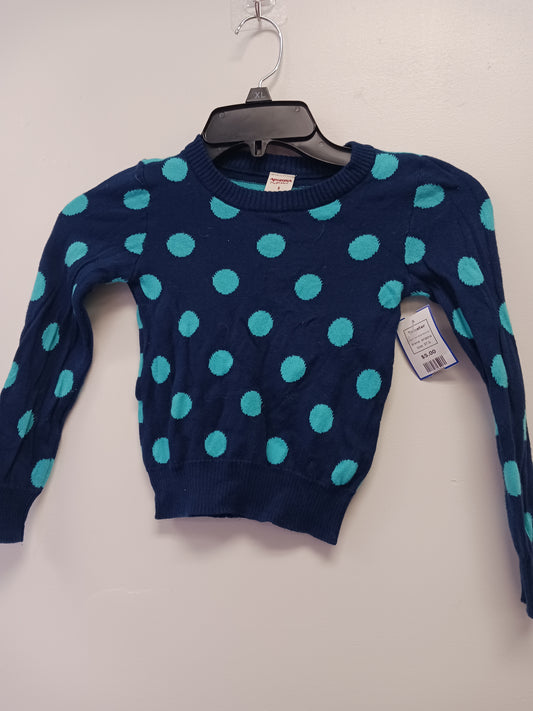 Navy/Blue Polka Dot Arizona Sweater, 5T G