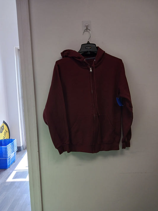 Burgandy Fruit Of The Loom Hooded Jacket, 18 B