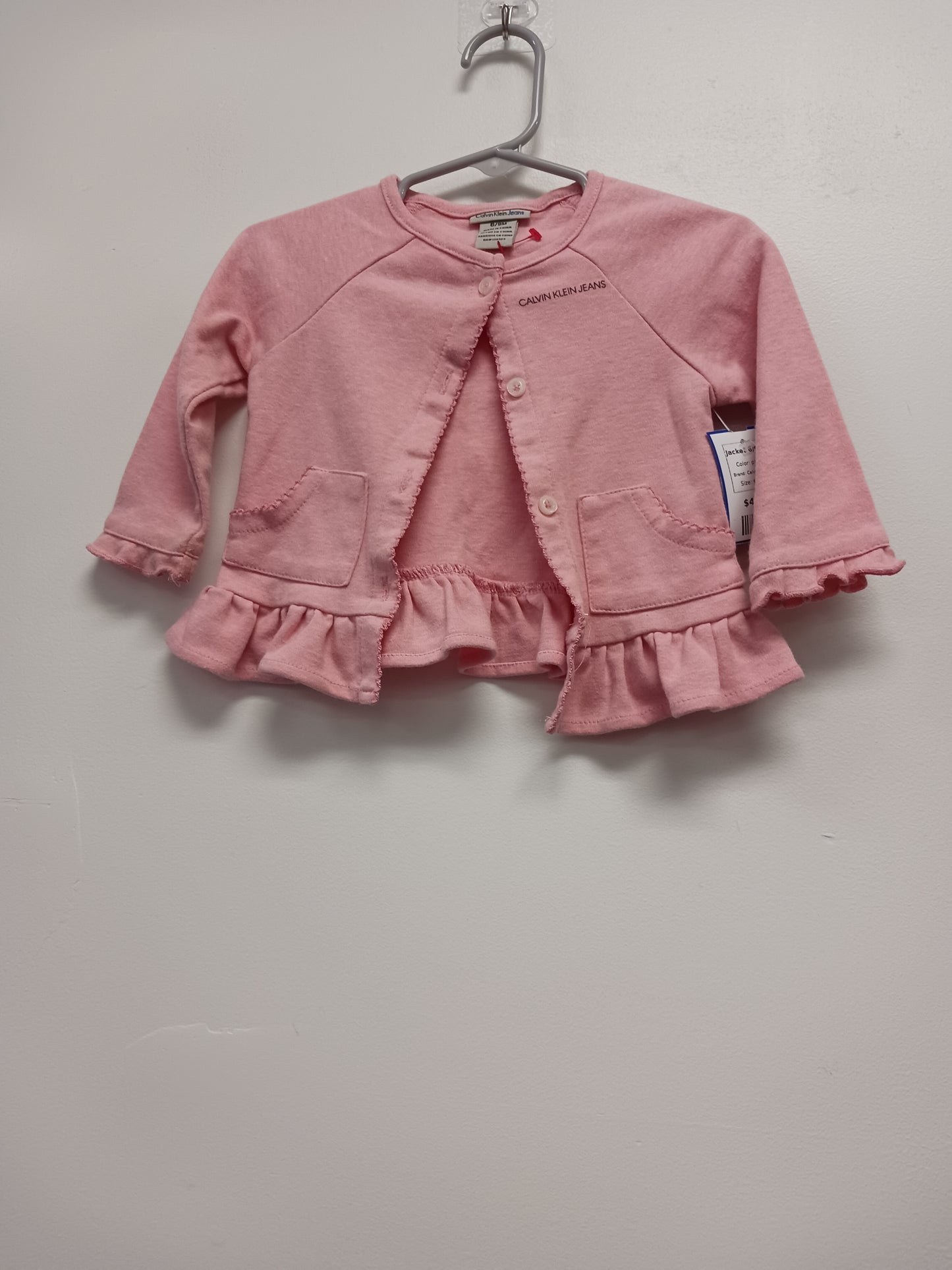 pink Calvin Klein Jacket 6/9m, 6M G