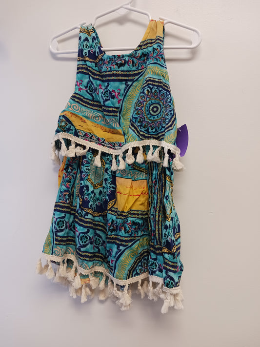 Blue/Yellow Boutique Dress, 2T G