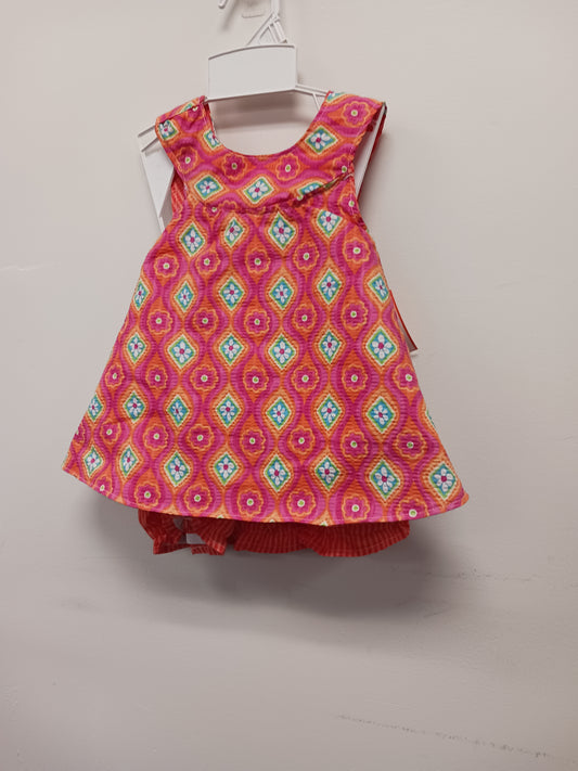 orange/pink Boutique Sunsuit, 6-12M G