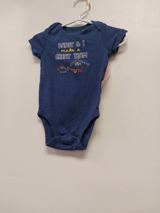 Blue Carters Great Team Onesie, 6M B