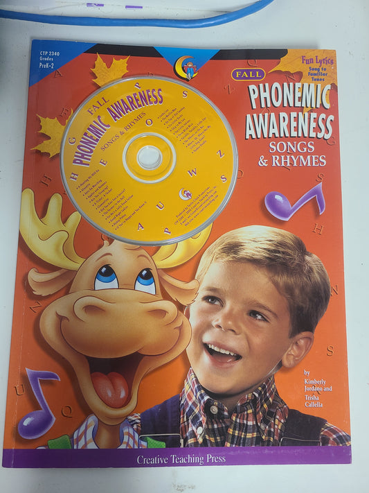 Phonemic Awareness Songs & Rhymes Book