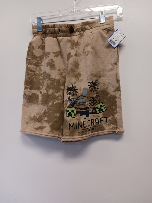 Tan  Minecraft Shorts, 12 B