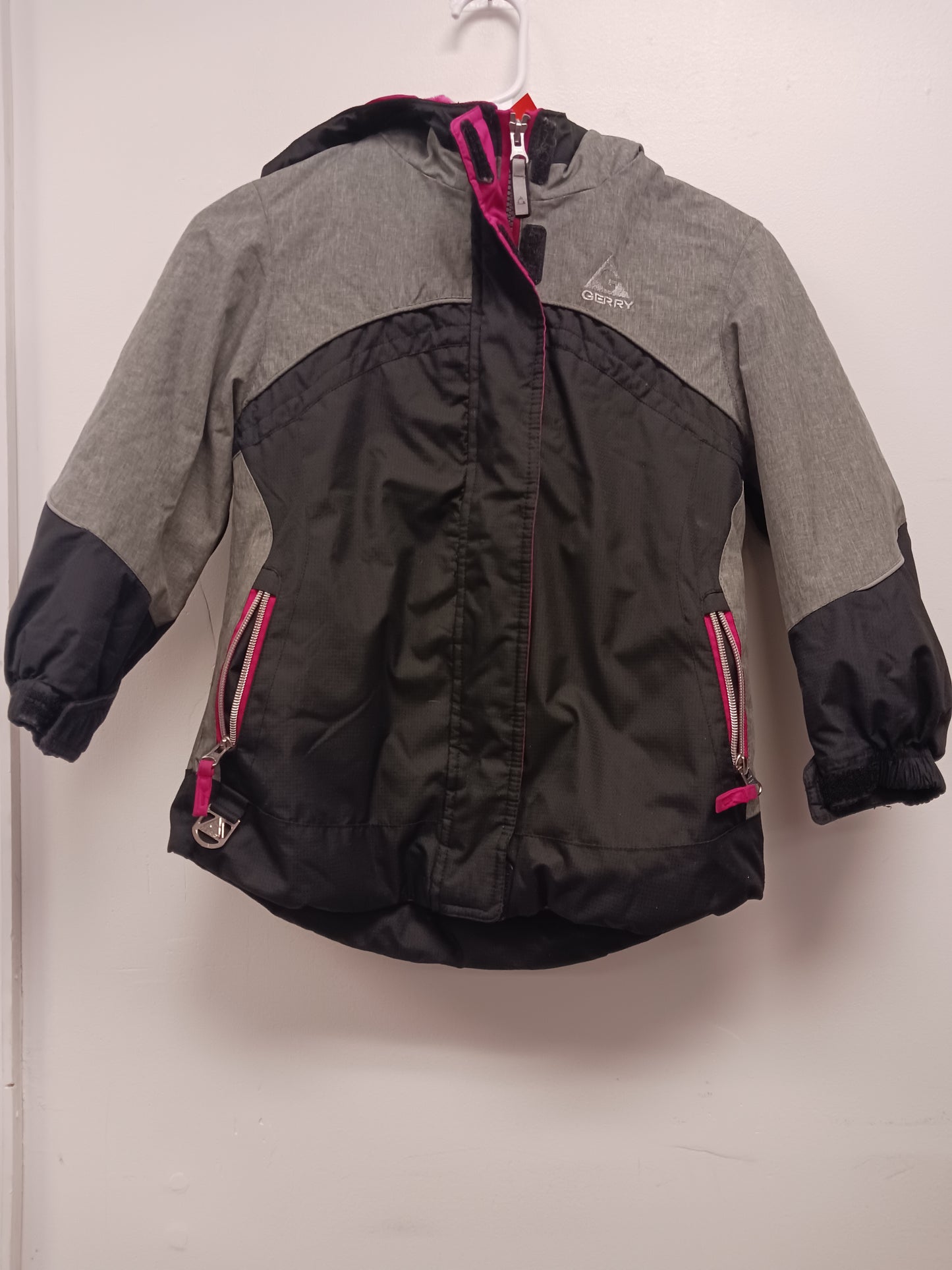 Grey/Black/Pink Gerry Coat, 5/6 G