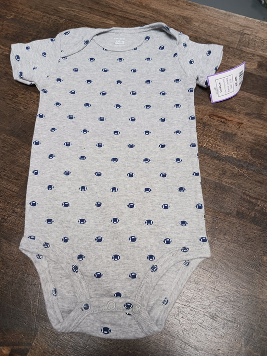 Grey Football Carters Onesie, 2T B