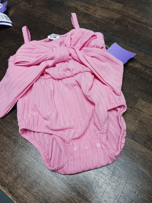 Pink Patpat Tank Top Onesie, NB G