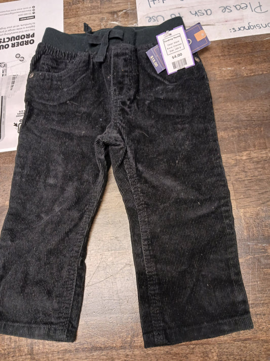 black Cherokee Cordroy Pants, 18M B