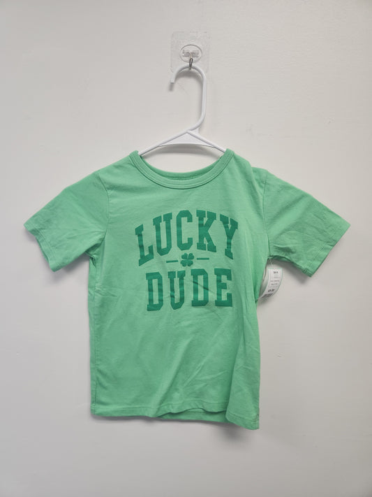 Green Lucky Dude Childrens Place Shirt, 5T B