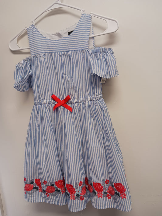 Blue/White Striped Cynthia Rowley Dress, 6 G
