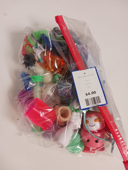 Misc bag of toys