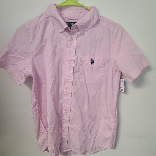 Pink U.S. Polo Assn. Button Up, 14 B