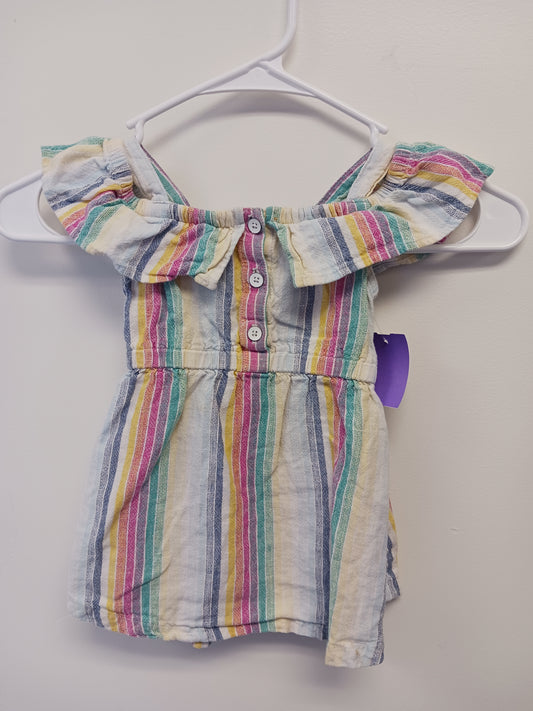 Colorful Striped Old Navy Dress, 12M G