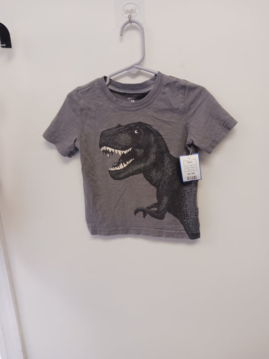 Grey Dino Carters Shirt, 2T B