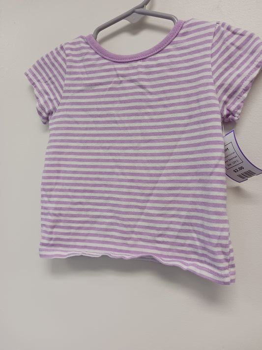 Purple/White Striped Garanimals Shirt, 12M G