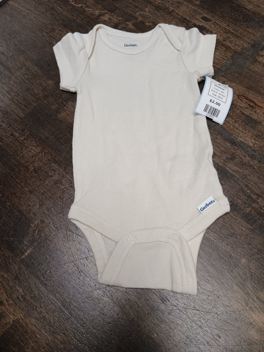 Tan Gerber Onesie, NB B