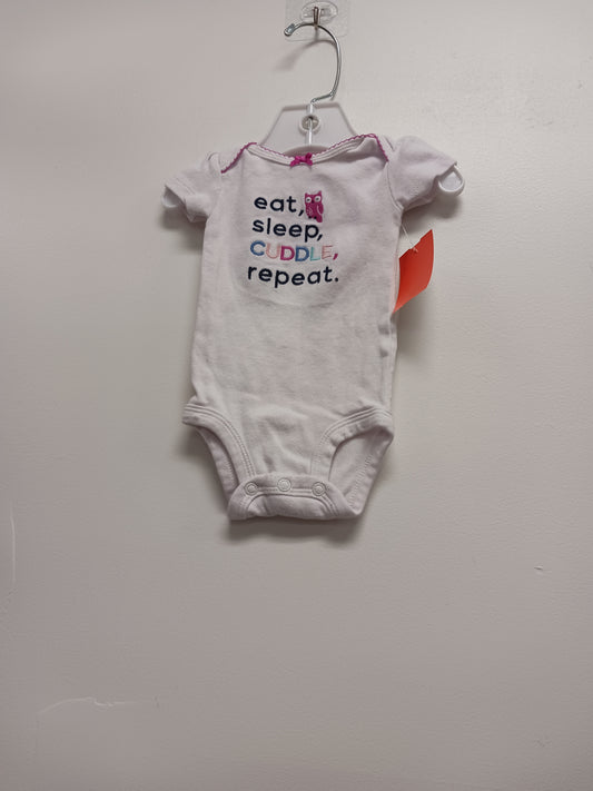 Pink Owl Carters Onesie, NB G