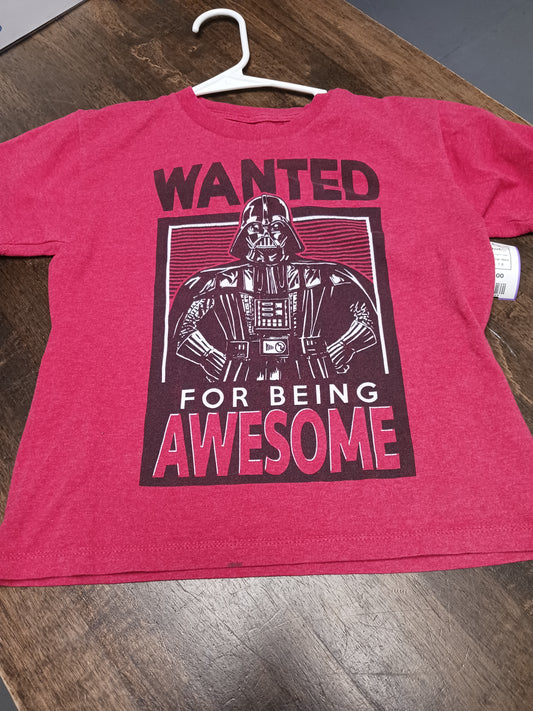 Red Darth Vader Star Wars Shirt, 7 B