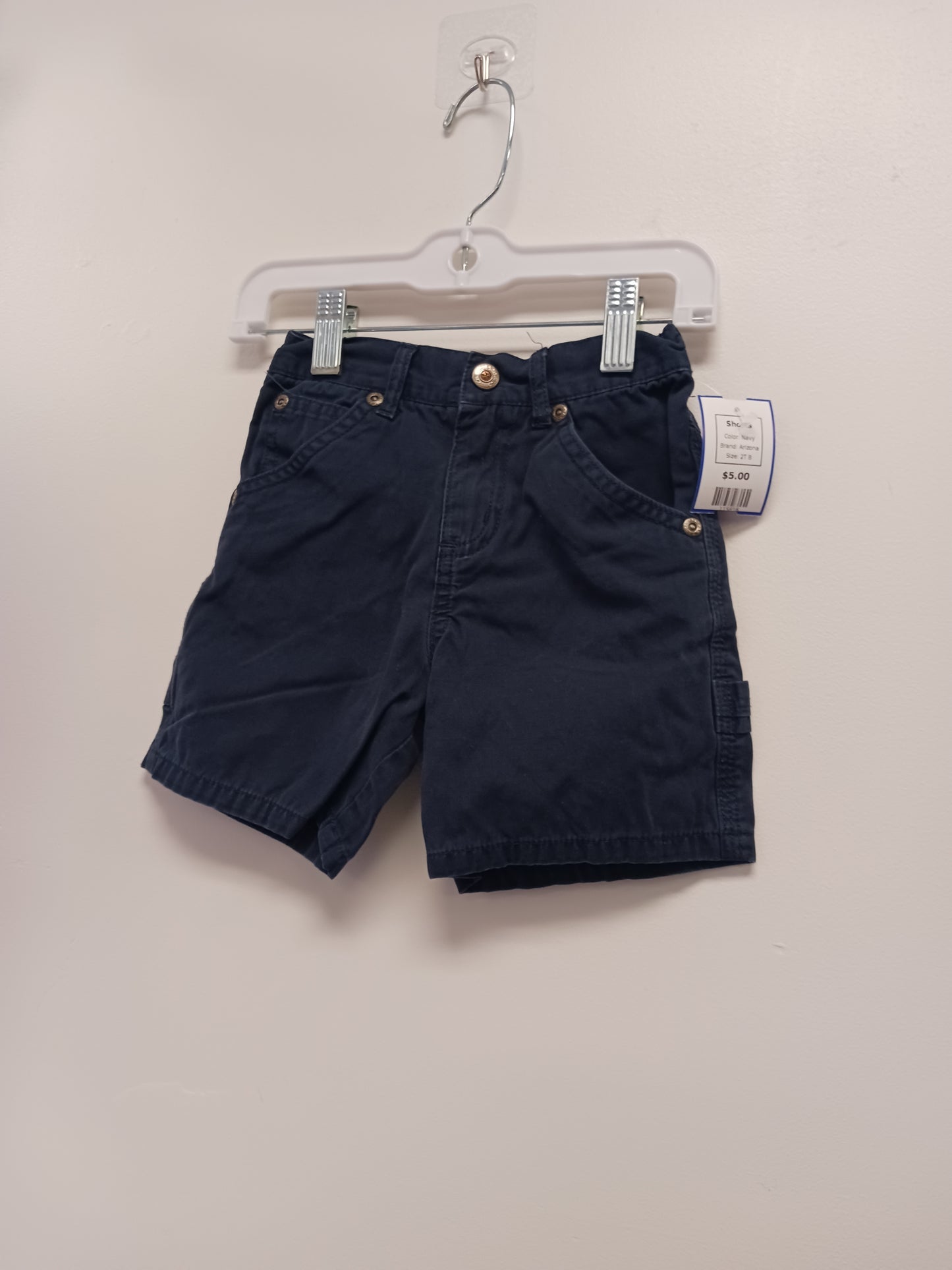 Navy Arizona Shorts, 2T B