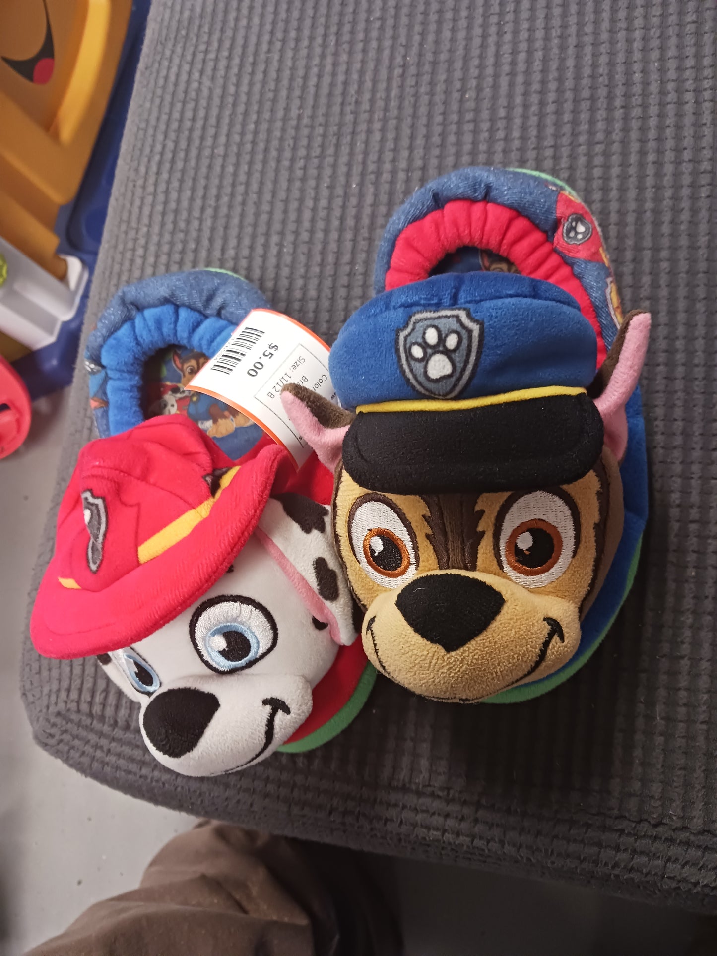 red/blue  Paw Patrol Slippers, 11/12 B
