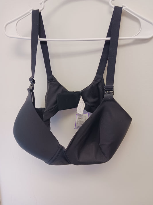 Black Joyspun Maternity Bra, 38DD